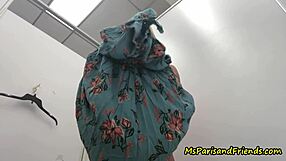 Ms Paris Rose enjoys sexy shopping adventures in the city