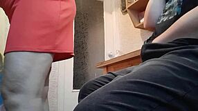 Masturbating in clothes to avoid stepmom's catch