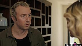 Wife gets curious with stepfamily in threesome group sex.