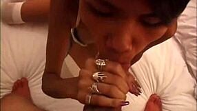 Asian Nympho Girlfriend Sucks and Fucks Big Cock with Intense Passion in POV Reality Scene