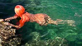 Skinny Girl Flashes Shaved Wet Pussy and Small Tits in Bold Outdoor Display