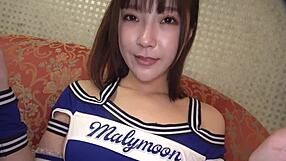 beautiful big-breasted ayaka in cheerleader costume gets creampie in hotel