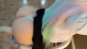 Petite Big Ass Cosplay College Girl In White Thong Gets Anal Fucked.