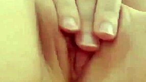 Beautiful blonde teen shows off her tight pussy in amateur video