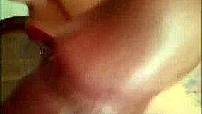 Brazilian Beauty Sucks Big Cock Intensely