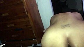watch this latina wife bounce on her husband's hard cock? so wet and petite