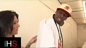 Wonderful MILF Fucked Hard by Black Guy with Monster Cock in Wild Session