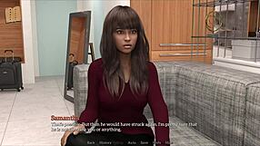 Exploring my new memories with brunette in game