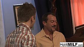 Busty Blonde Milf Gets Two Hot Loads!