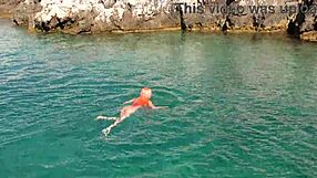 Skinny Girl Flashes Shaved Wet Pussy and Small Tits in Bold Outdoor Display