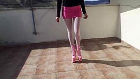 laura on heels 2021 high heels pantyhose compilation