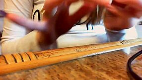 Sexy ASMR video featuring long nails and hands.