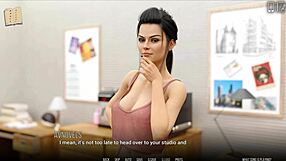 3D visual novel with curvy girls in hot outfits