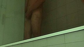 Sexy amateur guy shaves his monster cock in delicious session.