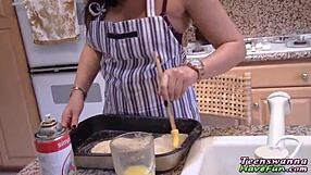 Amateur teen 18+ spits cum after a wild party blowjob session.