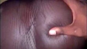 Sexy ebony gets her phat ass pounded and cummed on