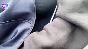 Why is this young guy flashing his big ass on the beach?