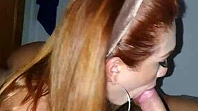 Holy Shit, Nathalia Fontes Blows Gringo in Crossdressing!