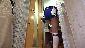 beautiful big-breasted ayaka in cheerleader costume gets creampie in hotel