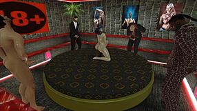 Pretty Prettynuur Dominates Wet 4 On 1 Orgy