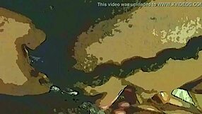 Dildo and tongue tag team on wet ebony pussy