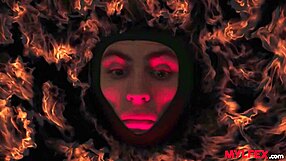 Evil queen dominates whore princess with deepthroat and doggystyle riding