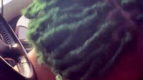 Big daddy chevy impala performs deepthroat blowjob and rides muscular bodybuilder.