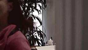 Stepmom dominates cute teens with strapon in wild scene
