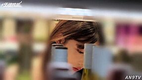 Noble milf creampied in studio kitchen, wow! 😍