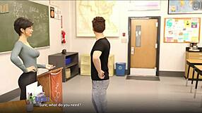 3D visual novel with curvy characters
