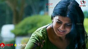 Swarnamalaya flaunts her massive big boobs in steamy display