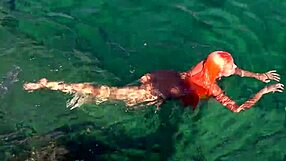 Skinny Girl Flashes Shaved Wet Pussy and Small Tits in Bold Outdoor Display