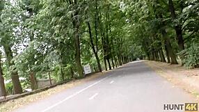 this hunt4k guy is so broke he lets a stranger fuck his cute girlfriend liliane for cash, what a crazy situation!