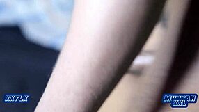 petite ebony teen neighbor rides throbbing cock in hot cowgirl fuck, cum filling her wet pussy – homemade or fantasy?