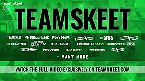 Stepdad’s huge dick fills pussy with cum load.