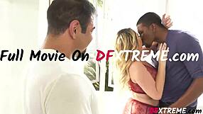 Kiki Daire rides hard in interracial cuckold encounter