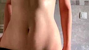 Cute Petite 18+ Girl Maiskii Touches Herself with Dildo and Fingers Solo