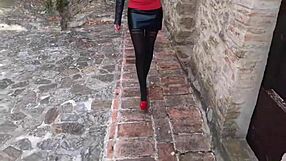 laura on heels 2021 high heels pantyhose compilation