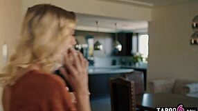 Wife gets curious with stepfamily in threesome group sex.