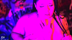 my bbw girlfriend gives amazing foot sex with her wet pussy