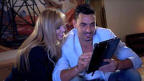 i'm sucking jillian janson's big tits while she shakes her ass on my monster cock