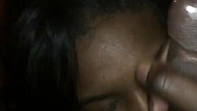 Freak ebony gets sloppy facial