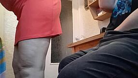 Masturbating in clothes to avoid stepmom's catch