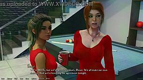 Play with a red-haired teen's big tits and cock