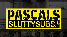 Dominated chubby submissive untied for intense solo play