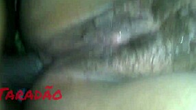 Cumming deliciously in my whore's hairy ass with big natural tits and ripped clothes.