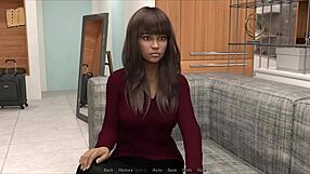 Exploring my new memories with brunette in game