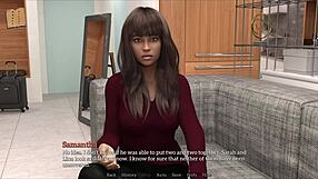 Exploring my new memories with brunette in game