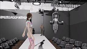 Teen Pornstar Uses Dildo in Public Anal Fucking During Fallout 4 Game