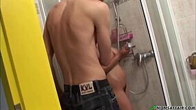 Stepson Loves Stepmom's Big Tits and Hairy Pussy!